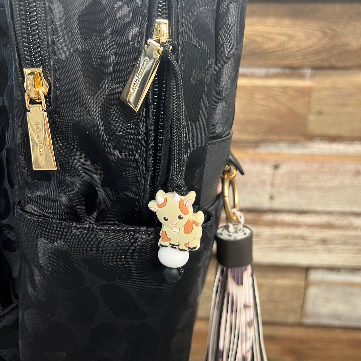 Goat Zipper Charm